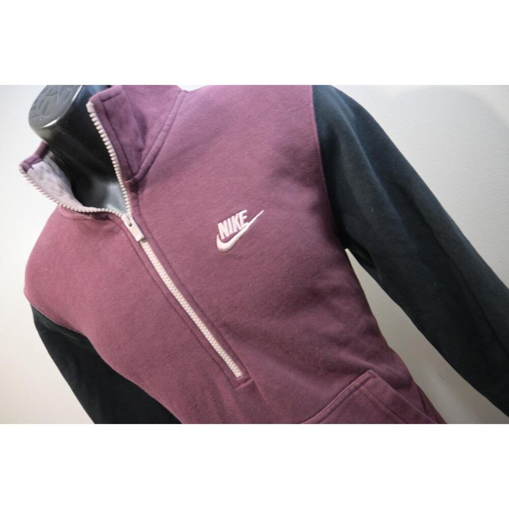 Nike Zip Neck Sweater‎ Cotton Blend Performance Long Sleeve Mens Sz Medium